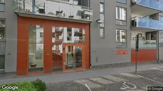 Lägenheter till salu i Hammarbyhamnen - Bild från Google Street View