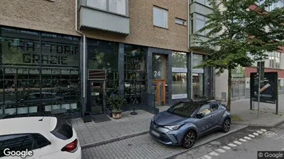Bostadsrätter till salu i Hammarbyhamnen - Bild från Google Street View