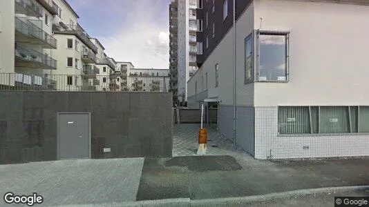Lägenheter till salu i Hammarbyhamnen - Bild från Google Street View
