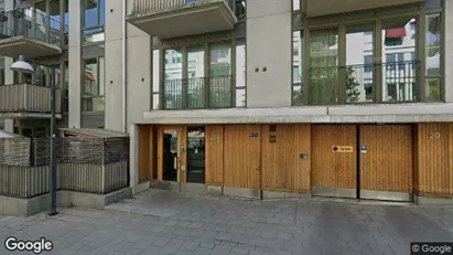 Lägenheter till salu i Hammarbyhamnen - Bild från Google Street View