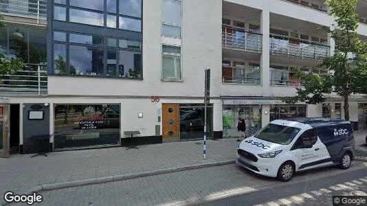 Lägenheter till salu i Hammarbyhamnen - Bild från Google Street View