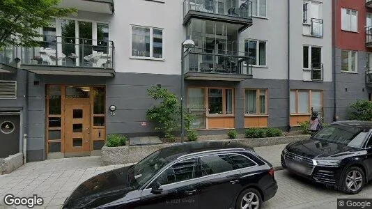 Lägenheter till salu i Hammarbyhamnen - Bild från Google Street View