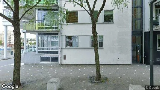 Lägenheter till salu i Hammarbyhamnen - Bild från Google Street View