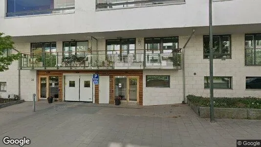 Lägenheter till salu i Hammarbyhamnen - Bild från Google Street View