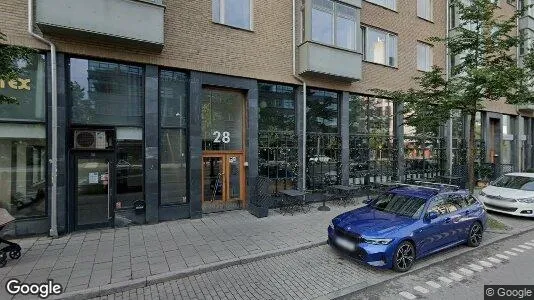 Lägenheter till salu i Hammarbyhamnen - Bild från Google Street View