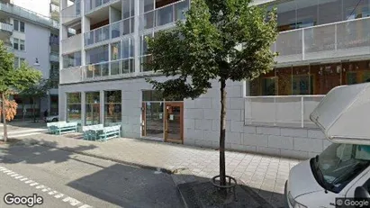 Lägenheter till salu i Hammarbyhamnen - Bild från Google Street View