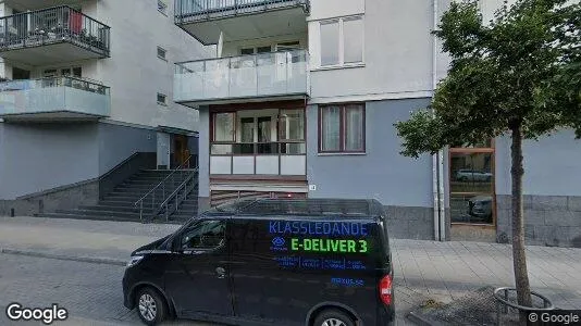 Lägenheter att hyra i Hammarbyhamnen - Bild från Google Street View