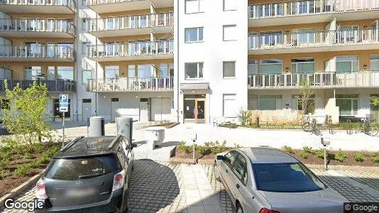 Lägenheter att hyra i Hammarbyhamnen - Bild från Google Street View