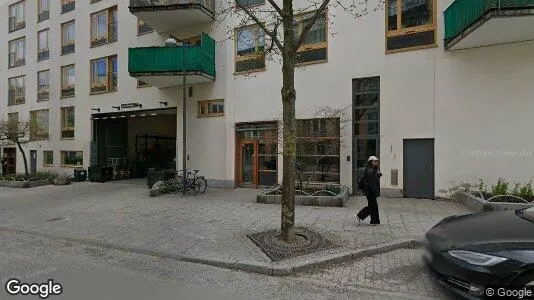 Lägenheter till salu i Hammarbyhamnen - Bild från Google Street View