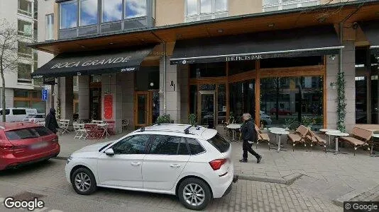 Lägenheter till salu i Hammarbyhamnen - Bild från Google Street View