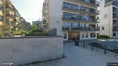Lägenheter till salu i Hammarbyhamnen - Bild från Google Street View