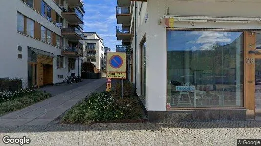 Lägenheter till salu i Hammarbyhamnen - Bild från Google Street View