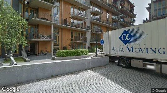 Bostadsrätter till salu i Hammarbyhamnen - Bild från Google Street View