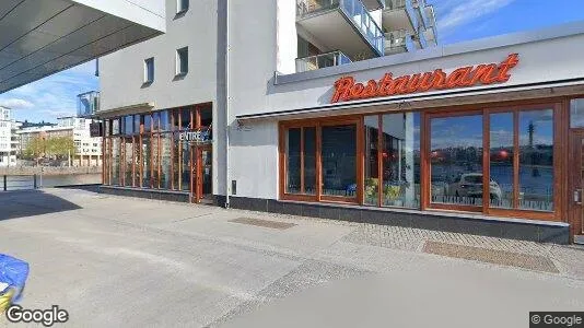Lägenheter till salu i Hammarbyhamnen - Bild från Google Street View