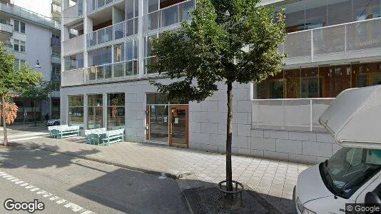 Lägenheter till salu i Hammarbyhamnen - Bild från Google Street View