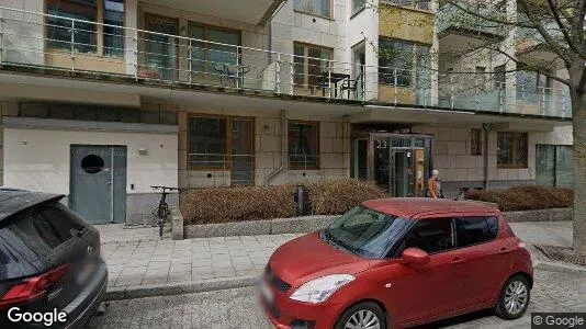 Lägenheter till salu i Hammarbyhamnen - Bild från Google Street View