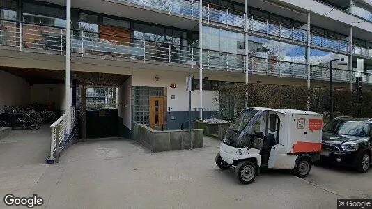 Bostadsrätter till salu i Hammarbyhamnen - Bild från Google Street View