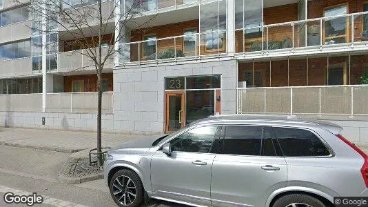 Lägenheter till salu i Hammarbyhamnen - Bild från Google Street View