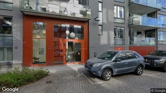 Lägenheter till salu i Hammarbyhamnen - Bild från Google Street View