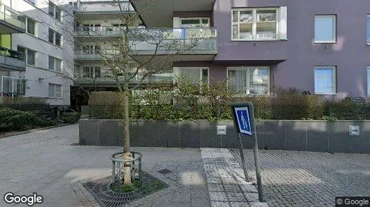 Lägenheter till salu i Hammarbyhamnen - Bild från Google Street View