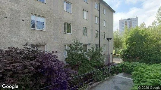 Lägenheter att hyra i Huddinge - Bild från Google Street View