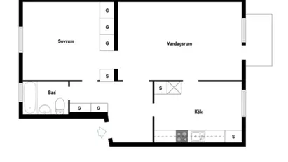 Lidingö - 2rok - 13mån - 18.400kr/mån