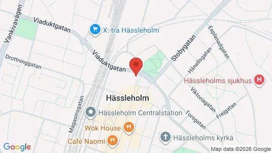 Lägenheter att hyra i Hässleholm - kort over placeringen