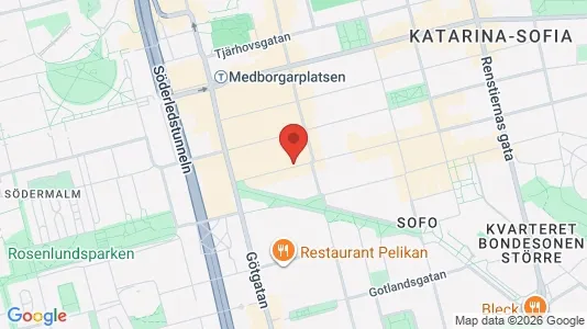 Lägenheter att hyra i Östermalm - kort over placeringen