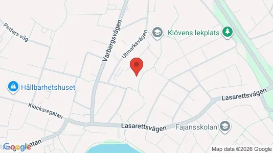 Lägenheter att hyra i Falkenberg - kort over placeringen