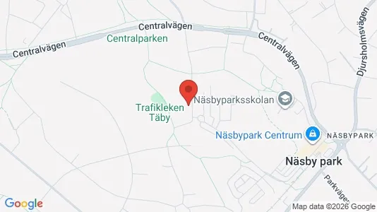 Lägenheter till salu i Täby - kort over placeringen