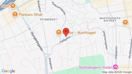 Lägenheter till salu i Göteborg Centrum - kort over placeringen