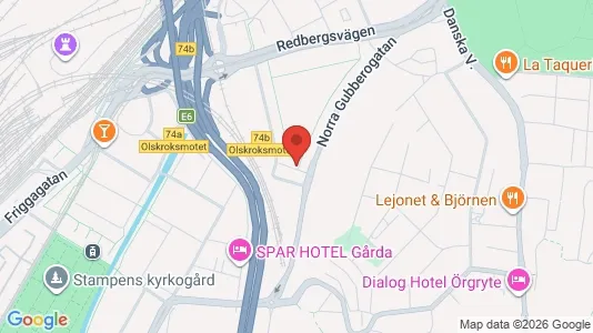 Lägenheter till salu i Örgryte-Härlanda - kort over placeringen