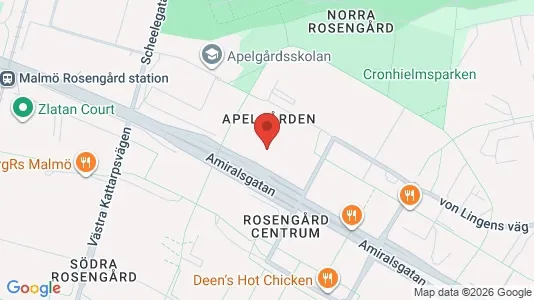 Lägenheter till salu i Malmö Centrum - kort over placeringen