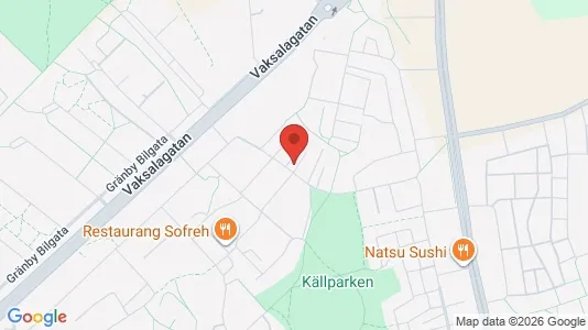 Lägenheter till salu i Uppsala - kort over placeringen