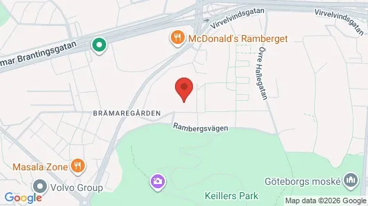 Lägenheter till salu i Lundby - kort over placeringen