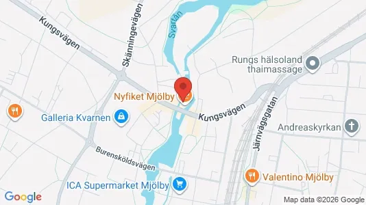 Lägenheter att hyra i Mjölby - Bild från Google Street View