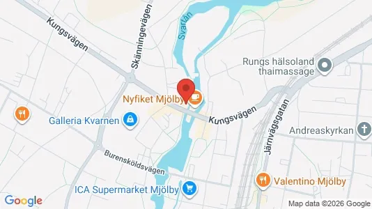 Lägenheter att hyra i Mjölby - Bild från Google Street View