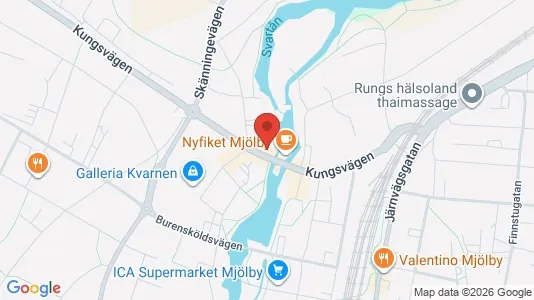 Lägenheter att hyra i Mjölby - Bild från Google Street View