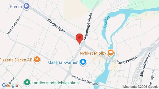Lägenheter att hyra i Mjölby - Bild från Google Street View