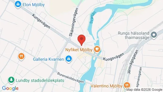 Lägenheter att hyra i Mjölby - Bild från Google Street View
