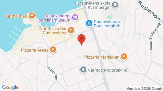 Lägenheter till salu i Värmdö - kort over placeringen