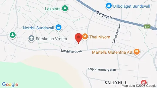 Lägenheter till salu i Sundsvall - Bild från Google Street View