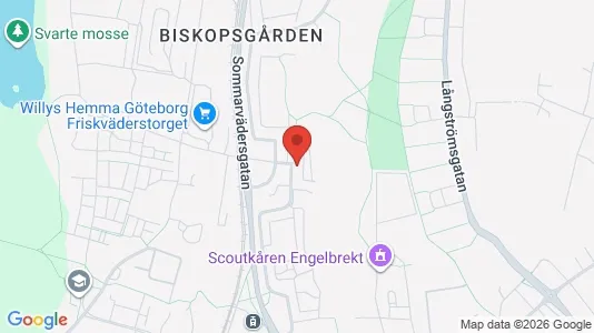 Lägenheter till salu i Västra hisingen - kort over placeringen