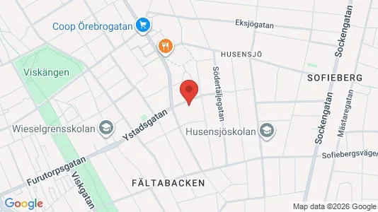 Lägenheter till salu i Helsingborg - kort over placeringen