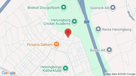 Lägenheter till salu i Helsingborg - kort over placeringen