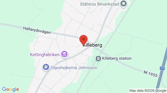 Lägenheter att hyra i Osby - kort over placeringen