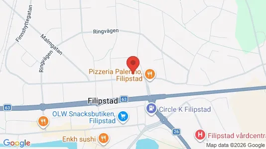 Lägenheter att hyra i Filipstad - Bild från Google Street View