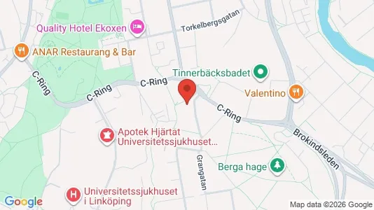 Lägenheter till salu i Linköping - kort over placeringen