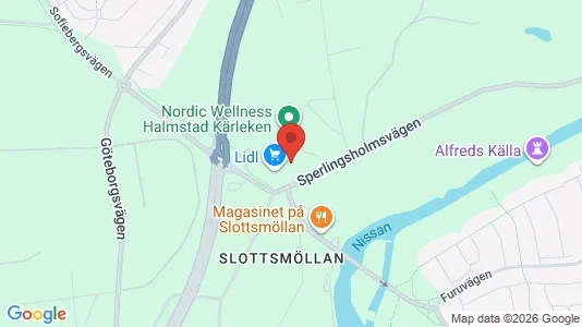 Lägenheter att hyra i Ängelholm - kort over placeringen