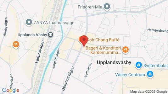 Lägenheter till salu i Upplands Väsby - kort over placeringen